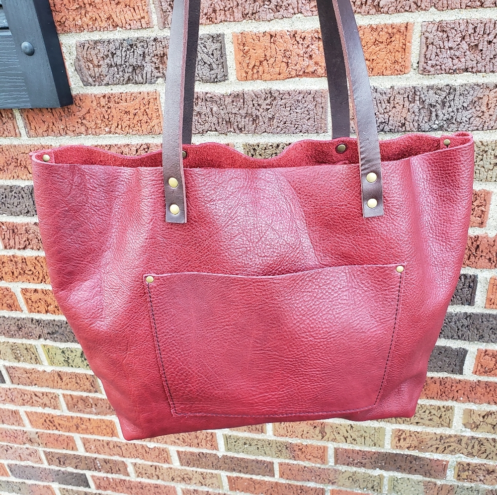New Portland Leather Goods Oversized Classic Tote